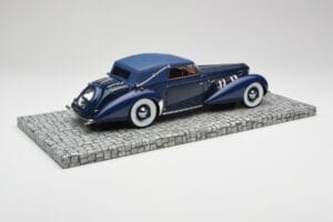 Delage D8-120 Cabriolet Two Tone Azul Minichamps 1:18 107115132 Resina - imagem 2 de 6