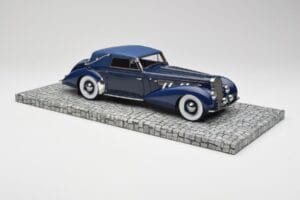 Delage D8-120 Cabriolet Two Tone Azul Minichamps 1:18 107115132 Resina - imagem 4 de 6