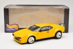 De Tomaso Pantera Amarelo Hot Wheels 1:18 27809 Metal - imagem 8 de 8