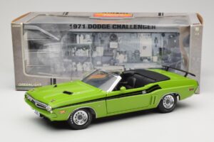 Dodge Challenger Cabriolet Verde Greenlight 1:18 12803-06G Metal - imagem 8 de 8