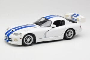 Dodge Viper GTS-R GT2 Branco 1997 Maisto 1:18 50316 Metal