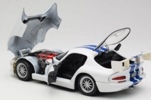 Dodge Viper GTS-R GT2 Branco 1997 Maisto 1:18 50316 Metal - imagem 5 de 8