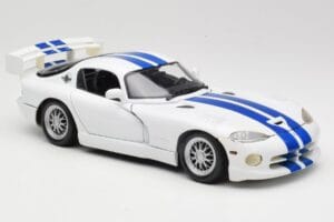 Dodge Viper GTS-R GT2 Branco 1997 Maisto 1:18 50316 Metal - imagem 6 de 8