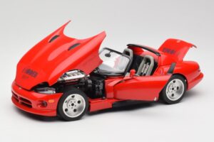 Dodge Viper RT/10 Vermelho Edição Limitada Bburago 1:18 3025 Metal - imagem 2 de 8