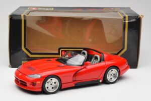 Dodge Viper RT/10 Vermelho Edição Limitada Bburago 1:18 3025 Metal - imagem 8 de 8