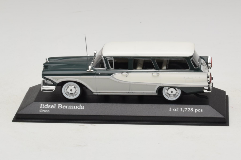 Edsel Bermuda Station Wagon Verde Minichamps 1:43 400082011 Metal