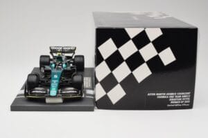 Aston Martin AMR22 Aramco #5 S. Vettel Monaco GP 2022 Minichamps 1:18 117220305 Resina - imagem 6 de 7