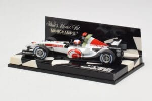 BAR Honda 007 A. Davidson Malaysian GP 2005 Minichamps 1:43 400050104 Metal - imagem 3 de 5
