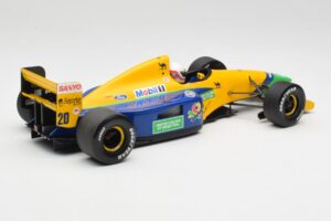 Benetton B191 #19 M. Schumacher F1 1991 Minichamps 1:18 100910119 Metal - imagem 2 de 6