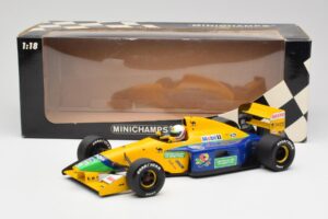Benetton B191 #19 M. Schumacher F1 1991 Minichamps 1:18 100910119 Metal - imagem 6 de 6