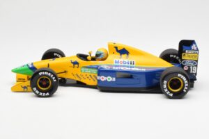 Benetton Ford B191 #20 R. Moreno F1 1991 Minichamps 1:18 100910019 Metal - imagem 3 de 6