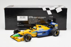 Benetton Ford B191 #20 R. Moreno F1 1991 Minichamps 1:18 100910019 Metal - imagem 6 de 6
