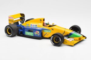 Benetton Ford B191B #20 M. Brundle F1 Early Season 1992 Minichamps 1:18 100920120 Metal - imagem 4 de 6