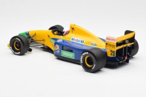 Benetton Ford B191B #20 M. Brundle F1 Early Season 1992 Minichamps 1:18 100920120 Metal - imagem 5 de 6