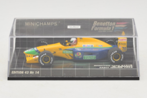 Benetton B191B Ford #20 M. Brundle Early Season F1 1992 Minichamps 1:43 400920120 Metal - imagem 4 de 5