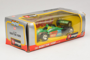 Benetton B190 Ford #20 N. Piquet F1 1990 Bburago 1:24 6102 Metal - imagem 2 de 3
