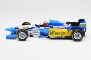 Benetton B195 Renault #1 M. Schumacher Winner Japanese GP 1995 Minichamps 1:18 510953401 Metal - imagem 3 de 6