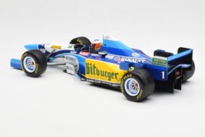Benetton B195 Renault #1 M. Schumacher Winner Japanese GP 1995 Minichamps 1:18 510953401 Metal - imagem 5 de 6