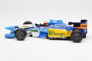 Benetton B195 Renault #1 M. Schumacher Canadian GP 1995 Minichamps 1:18 510950601 Metal - imagem 3 de 6