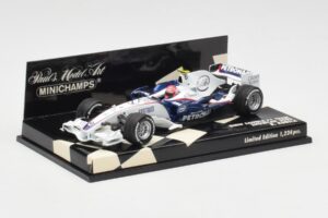 BMW Sauber F1.08 #4 R. Kubica Showcar 2008 Minichamps 1:43 400080084 Metal - imagem 2 de 5