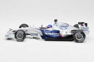 BMW Sauber F1.06 #17 J. Villeneuve F1 2006 Minichamps 1:18 100060017 Metal - imagem 3 de 6