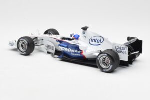 BMW Sauber F1.06 #17 J. Villeneuve F1 2006 Minichamps 1:18 100060017 Metal - imagem 5 de 6