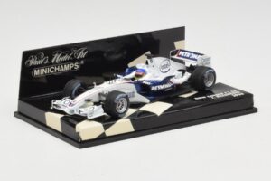 BMW Sauber F1.06 #11 J. Villeneuve F1 2006 Minichamps 1:43 400060017 Metal - imagem 2 de 5