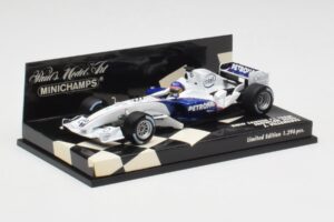 BMW Sauber F1.06 J. Villeneuve Showcar F1 2006 Minichamps 1:43 400060087 Metal - imagem 3 de 5
