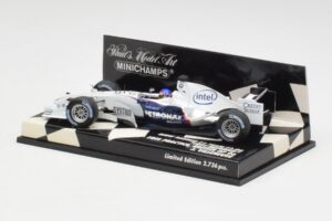 BMW Sauber F1.06 J. Villeneuve Wedding Edition F1 2006 Minichamps 1:43 400060117 Metal - imagem 2 de 5