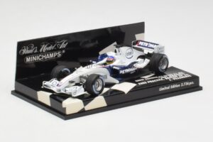 BMW Sauber F1.06 J. Villeneuve Wedding Edition F1 2006 Minichamps 1:43 400060117 Metal - imagem 3 de 5