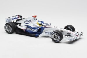 BMW Sauber F1.06 #16 N. Heidfeld F1 2006 Minichamps 1:18 100060016 Metal - imagem 4 de 6