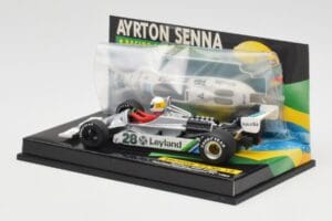 Brabham BMW BT52B A. Senna Test Car Paul Ricard 14 November 1983 Minichamps 1:43 540834399 Metal - imagem 3 de 5