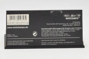 Brabham BMW BT52B A. Senna Test Car Paul Ricard 14 November 1983 Minichamps 1:43 540834399 Metal - imagem 4 de 5