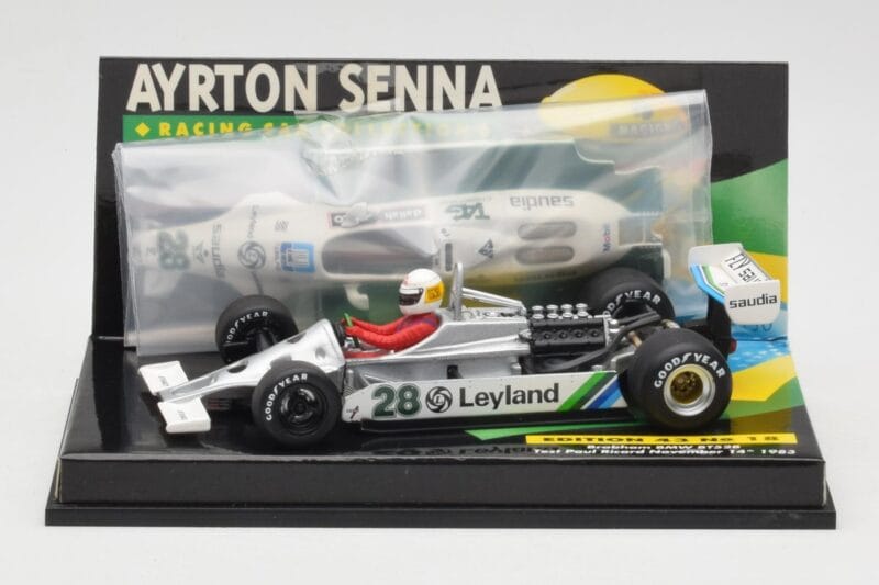 Brabham BMW BT52B A. Senna Test Car Paul Ricard 14 November 1983 Minichamps 1:43 540834399 Metal