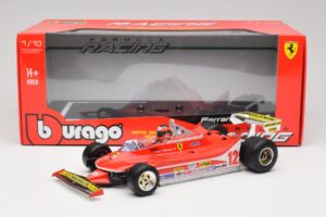 Ferrari 312T4 #12 G. Villeneuve South African Grand Prix 1979 Bburago 1:18 18-16814 Metal - imagem 6 de 6