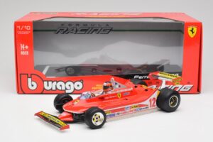 Ferrari 312T4 #12 G. Villeneuve United States Grand Prix East Winner 1979 Bburago 1:18 18-16814-18-01546 Metal - imagem 6 de 6