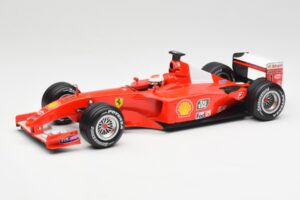 Ferrari F2001 #1 M. Schumacher F1 World Champion 2001 Vermelho Hot Wheels 1:18 50202 Metal