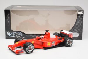 Ferrari F2001 #1 M. Schumacher F1 World Champion 2001 Vermelho Hot Wheels 1:18 50202 Metal - imagem 6 de 6