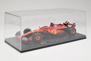 Ferrari SF-24 #16 C. Leclerc Emilia Romagna Grand Prix 2024 Bburago 1:18 18-16821-L-IMOLA-SHOWCASE Metal - imagem 6 de 7
