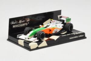 Force India Mercedes VJM02 #21 G. Fisichella Showcar 2009 Minichamps 1:43 400090091 Metal - imagem 2 de 5