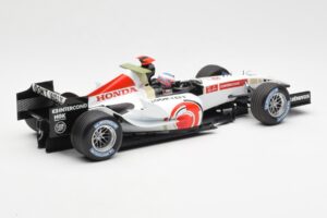 Honda RA106 Honda Racing Team R. Barrichello F1 Showcar 2006 Minichamps 1:18 08MF1-06B-CRB18 Metal - imagem 2 de 6