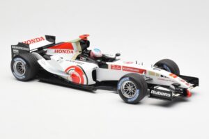 Honda RA106 Honda Racing Team R. Barrichello F1 Showcar 2006 Minichamps 1:18 08MF1-06B-CRB18 Metal - imagem 4 de 6