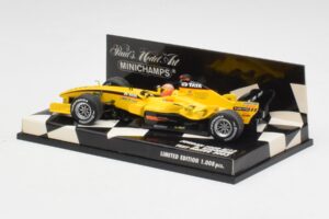Jordan EJ13 B. Wirdheim F1 Test 2003 Minichamps 1:43 400030136 Metal - imagem 2 de 5