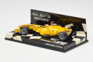 Jordan EJ15 S. Yamamoto F1 Silverstone Test 2005 Minichamps 1:43 400050239 Metal - imagem 2 de 6