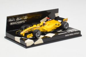 Jordan EJ15 S. Yamamoto F1 Silverstone Test 2005 Minichamps 1:43 400050239 Metal - imagem 3 de 6