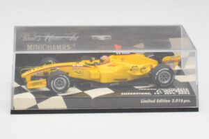 Jordan EJ15 S. Yamamoto F1 Silverstone Test 2005 Minichamps 1:43 400050239 Metal - imagem 5 de 6