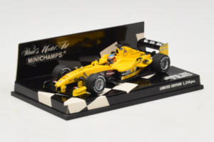 Jordan EJ14 Ford #18 N. Heidfeld Jordan Ford F1 Team Showcar 2004 Minichamps 1:43 400040088 Metal - imagem 2 de 5