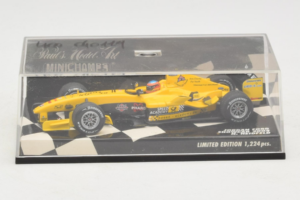 Jordan EJ14 Ford #18 N. Heidfeld Jordan Ford F1 Team Showcar 2004 Minichamps 1:43 400040088 Metal - imagem 4 de 5