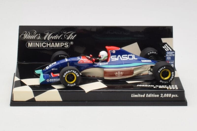 Jordan Hart 192 #32 S. Modena Race Car 1992 Minichamps 1:43 400920032 Metal