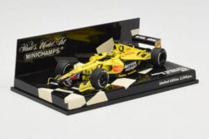 Jordan Honda EJ11 #7 H-H. Frentzen F1 2001 Minichamps 1:43 400010011 Metal - imagem 2 de 5